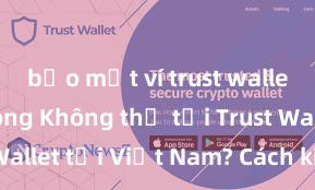 bảo mật ví trust wallet tốt không Không thể tải Trust Wallet tại Việt Nam? Cách khắc phục